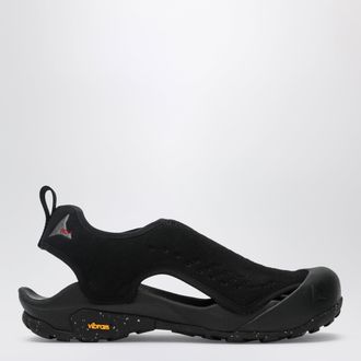 Roa Arpy black sandals in mesh and microfiber