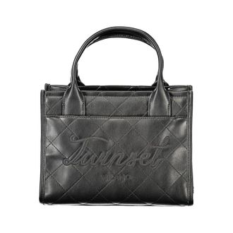 Twinset Black Polyurethane Womens Womens Bag