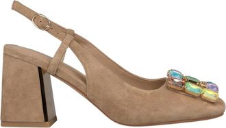 Alma En Pena Jewel Slingback Salon - Dames - Pumps - Beige - 39 EU - Leer - Schoenen