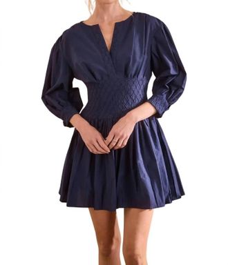 Hunter Bell Siri Dress In Navy