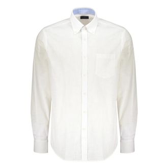 Paul & Shark Paul & Shark, Casual Shirts, male, White, Size: 4XL Classic Button-front Shirt