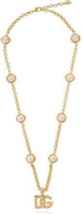 Dolce & Gabbana Collana con perle - - Accessories - Donna - Giallo - ONE SIZE