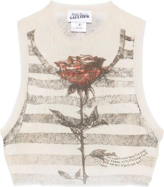 Jean Paul Gaultier Top Tattoo Marinière - Toni neutri