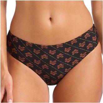 Seafolly Batik Bloom Retro Pant Bikini-Bottom f&uuml;r Damen | orange