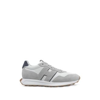 Hogan Grey Color Block Sneakers