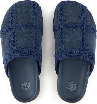 The Sak Bolinas Suede Clog Shoe in Indigo Patch at Nordstrom, Size 10