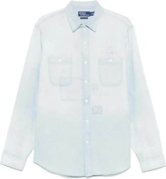 Ralph Lauren Klassiek Denim Overhemd - Heren - Spijkeroverhemden - Blauw - XL - Denim - Overhemden