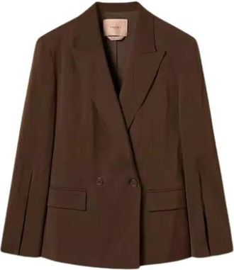 Twinset Blazers - Dames - Blazers - Bruin - XS - Jassen