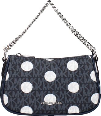 Michael Kors Carmela Damess Handtasstof Blauw/Marineblauw