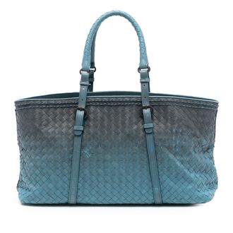 Bottega Veneta Tweedehands Ombre Nappa Intrecciato Tote