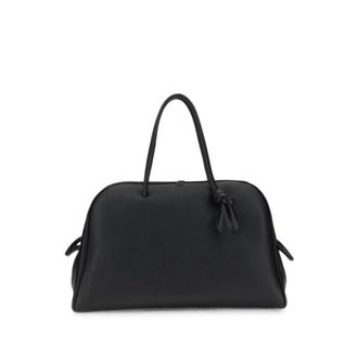 Jacquemus Large Tourism Leather Shoulder Bag