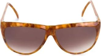 Saint Laurent Pre-owned Acetate sunglasses - Dames - Vintage Accessoires - Bruin - ONE Size - Vintage