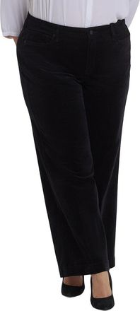 NYDJ Nydj Plus Teresa Black Wide Leg Jean