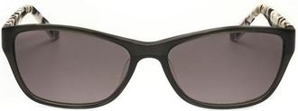 Christian Lacroix Ladies Black Rectangular Sunglasses CLS1015