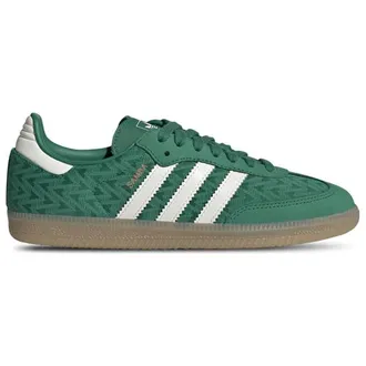 adidas Womens Originals Samba OG - Shoes Bold Green/Off White Size 10.0