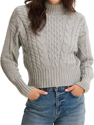 Allison New York Rylee Sweater In Heather Grey