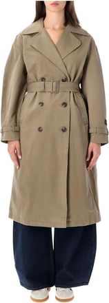 Levi's Serena Long Trench - Coats - Mujer - Beige - S