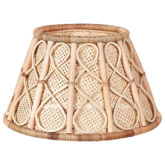 Beliani Beliani - Base De &Aacute;rbol De Navidad De Rat&aacute;n Natural Hecho A Mano Redondo Cubre Pie Cubre Maceta Fald&oacute;n Accesorios Avent