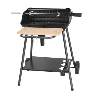 Somagic Barbacoa de carb&oacute;n con funci&oacute;n de asador