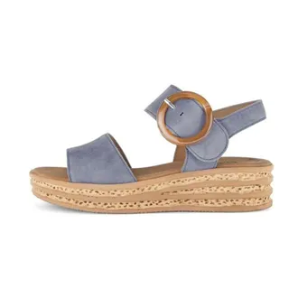 Gabor Dames, Schoenen, Blauw, Maat: 39 1/2 EU Leer