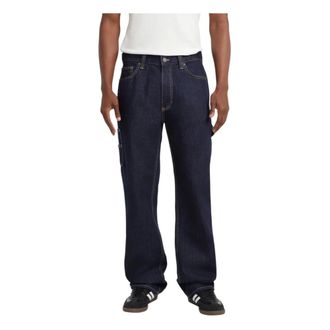 Guess Wide Jeans, male, Blue, Size: W30 Carpenter Jeans