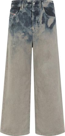 Diesel Grey Loose High Rise Jeans