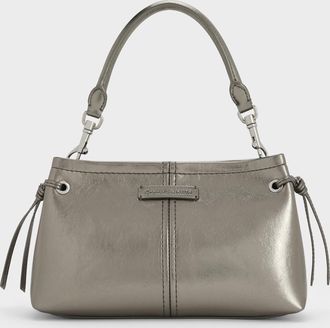 Charles & Keith Noane Metallic Top Handle Bag