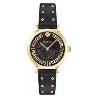 Versace Greca Fortuna Quartz Black Dial Ladies Watch VE0A00225