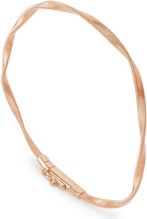 Marco Bicego Marrakech 18K Gold Twisted Coil Bracelet in Rose Gold at Nordstrom, Size Medium