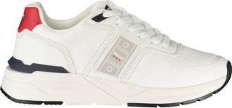 Blauer Mens Casual Color Block Sneakers - White - Size EU 45
