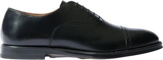 Scarosso Beaumont Black Oxfords - Handgemaakt - Heren - Veterschoenen - Zwart - 46 EU - Leer - Schoenen