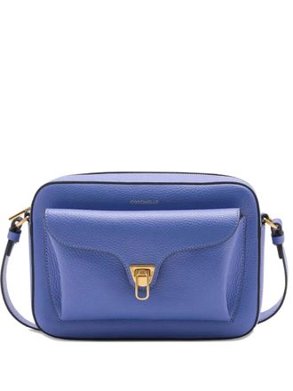 Coccinelle Beat leather shoulder bag - Blu