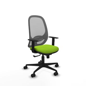 Piqueras y Crespo Silla De Oficina Piqueras Y Crespo Cilanco Gris Cuero Sint&eacute;tico