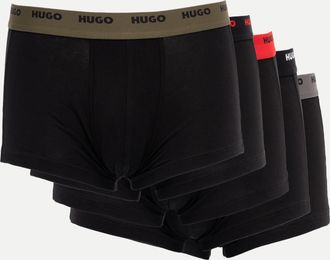 HUGO BOSS Mens Trunks in Black (5 Pack) Cotton - Size X-Large