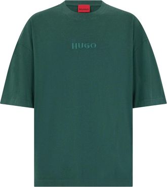 HUGO BOSS Hombre, Camisetas, Verde, Talla: XL