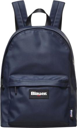 Blauer Blauwe Gecoate Rugzak met Verstelbare Banden - Heren - Rugzakken - Blauw - ONE Size - Tassen