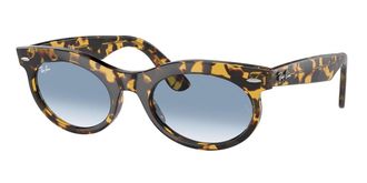 Ray-Ban RB2242F Wayfarer Oval Asian Fit 13323F Mens Sunglasses Tortoiseshell Size 53
