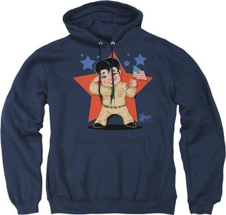 Gildan Elvis Presley Lil G I Adult Pull Over Hoodie