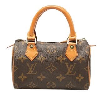 Louis Vuitton Pre-owned Mini Speedy - Dames - Pre-owned - Bruin - Maat: ONE Size Leer