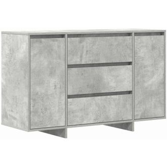 vidaXL Vidaxl - Vitrina Gris Hormig&oacute;n 120 X 41 X 75 Cm Madera Contrachapada