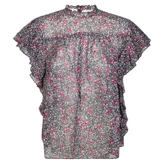 Isabel Marant Blouses, female, Multicolor, Size: S Daliyane Top