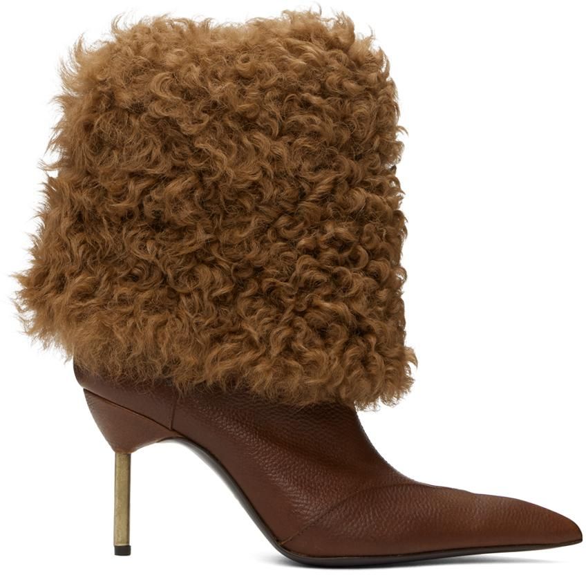 Charlotte Knowles Beige & Pink Serpent Boots from $1,197.00