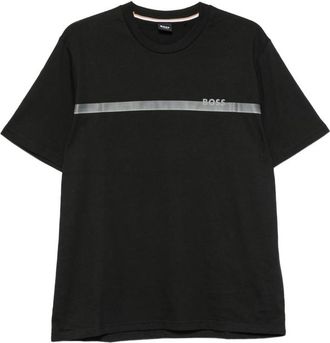 HUGO BOSS Logo-print Striped T-shirt