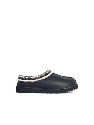 UGG Tasman Black Lear Pantoffeln