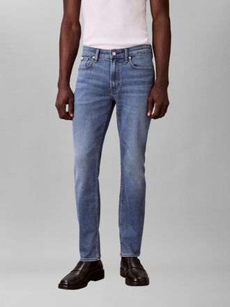 Calvin Klein Jeans Slim-fit-Jeans CALVIN KLEIN JEANS, Herren, Gr. 30, L&auml;nge 34, faded clearwater, Denim/Jeans, Obermaterial: 85% Baumwolle, 13% Polyester, 2% Elasthan, u