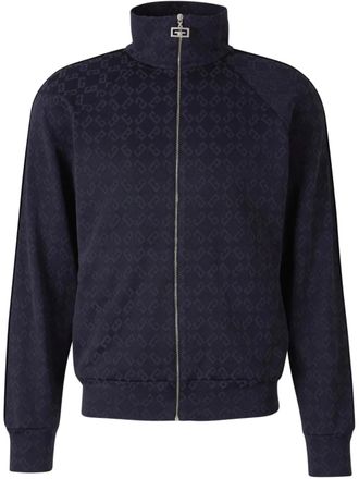 Givenchy Giacca sportiva con monogramma 72 jacquard - Blu