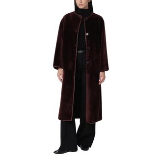 Arma Rilana Coat - Dames - Jassen - Bruin - Maat: S Wol