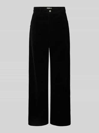 Carhartt Work in Progress Straight Fit Cordhose im 5-Pocket-Design Modell Coventry in Black, Gr&ouml;&szlig;e 29