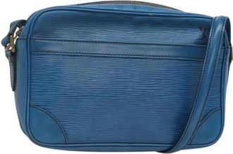 Louis Vuitton Tweedehands leren Louis Vuitton tassen - Dames - Vintage Schoudertas - Blauw - ONE Size - Leer - Vintage