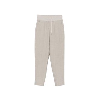 PANICALE Drawstring Tapered Trousers